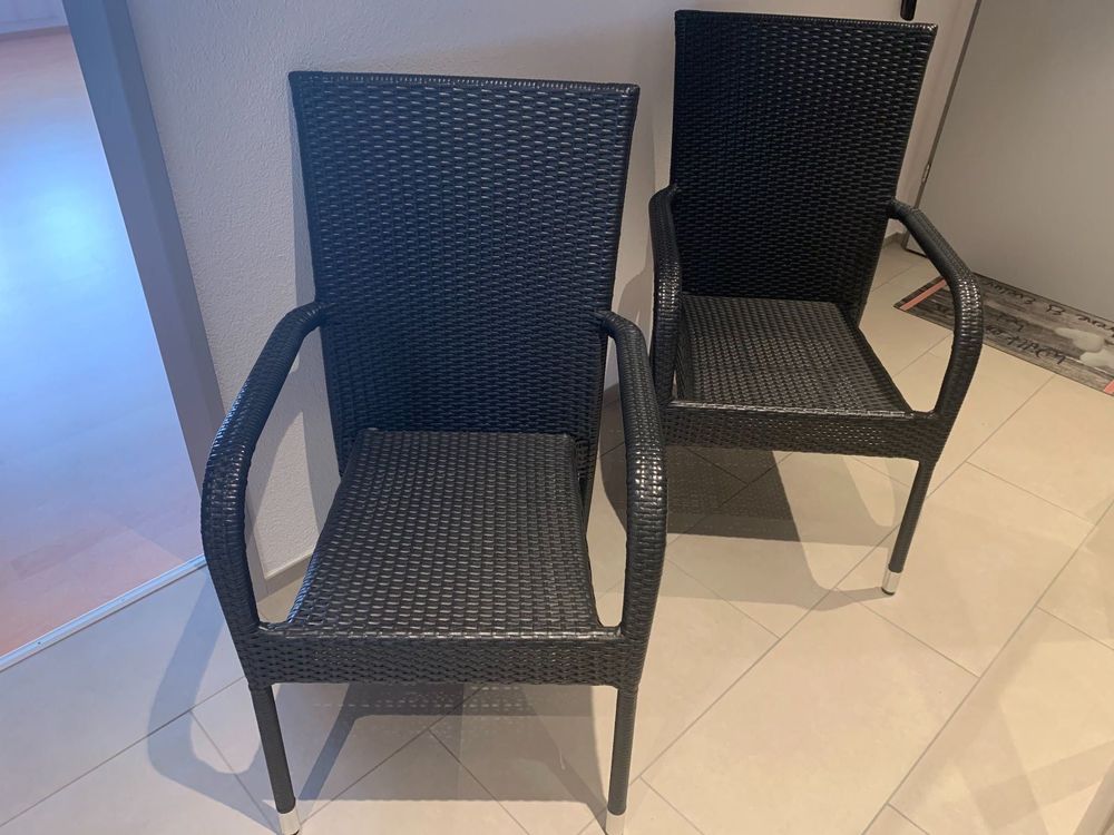 Rattan Sessel Kunststoff 2 St 252 ck Kaufen auf Ricardo