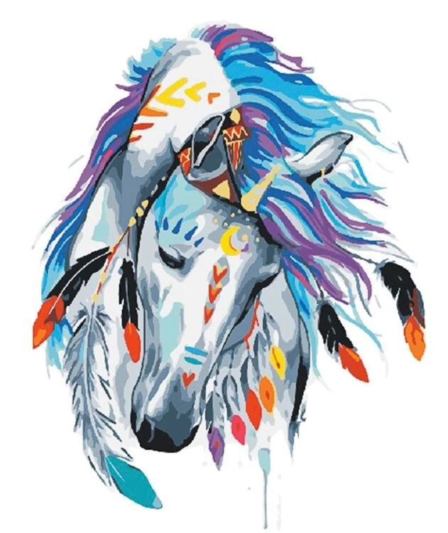 Malen nach Zahlen - Pferd | Kaufen auf Ricardo