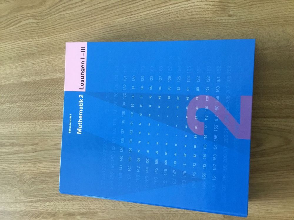 Mathematik Lösungen 2 SEK. I-III | Kaufen Auf Ricardo