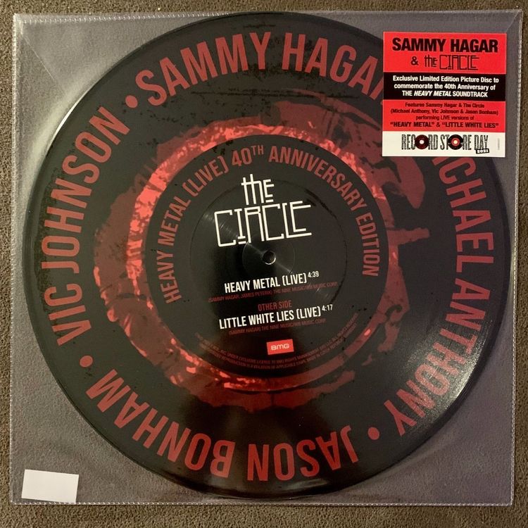 SAMMY HAGAR THE CIRCLE „Heavy Metal“ 12“ MAXI RSD VAN HALEN Kaufen