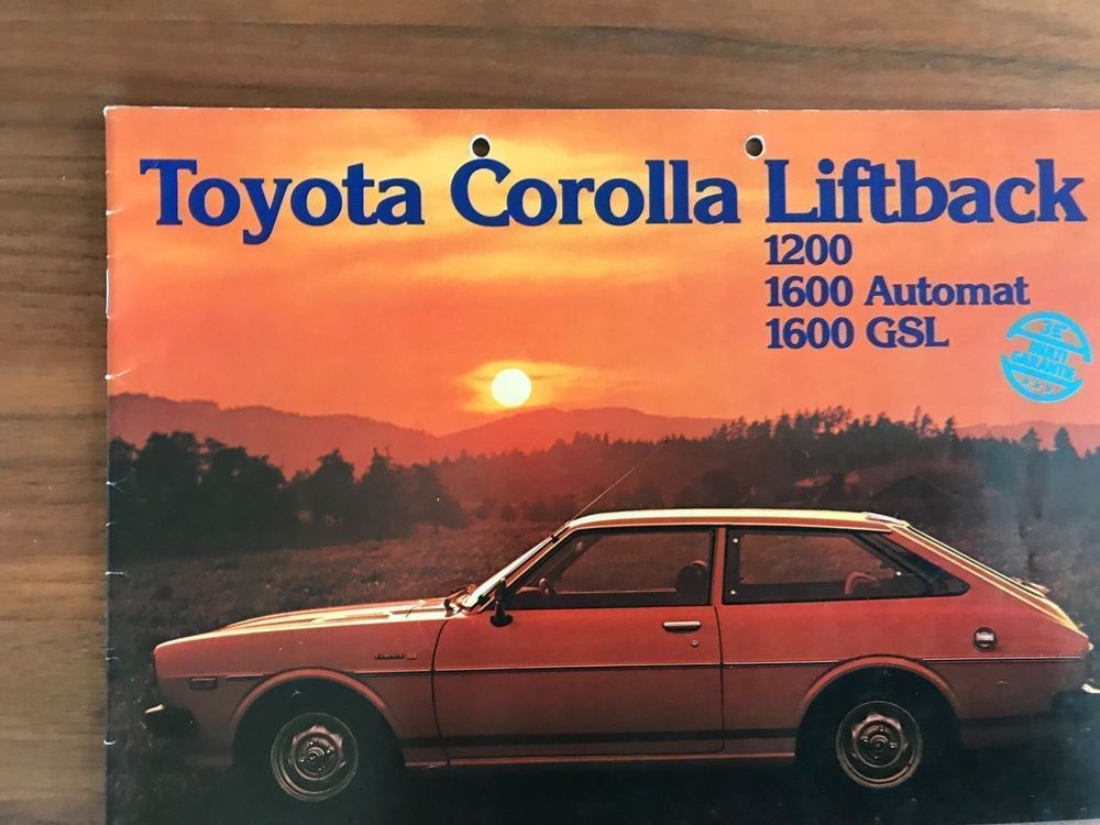Toyota Corolla Prospekt 1