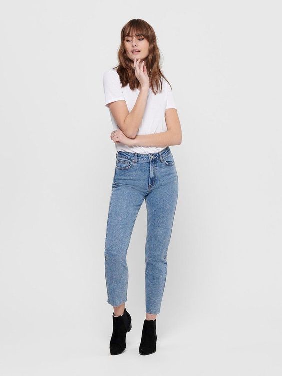 Only Mom Jeans straight cropped 28 32 | Comprare su Ricardo