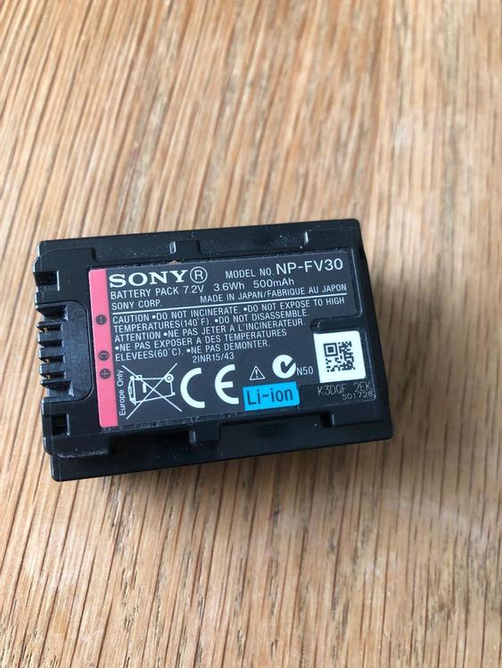 Sony np fv30 аккумулятор