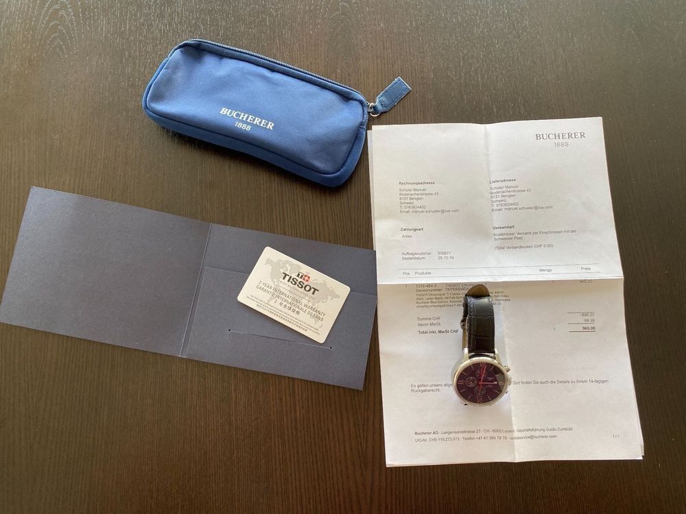 Bucherer Blue Edi. Tissot Chemin d. Tour | Acheter sur Ricardo