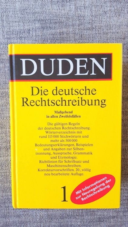 Duden Deutsche Rechtschreibung Auflage Kaufen Auf Ricardo