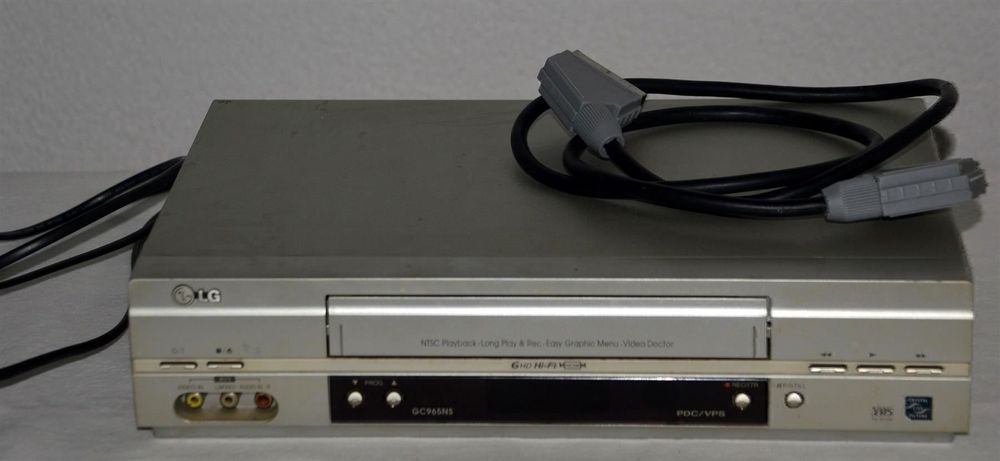 Magnétoscope VHS LG BC99SV Hi-Fi 6 Têtes – Fonctionnel – Sans Télécommande