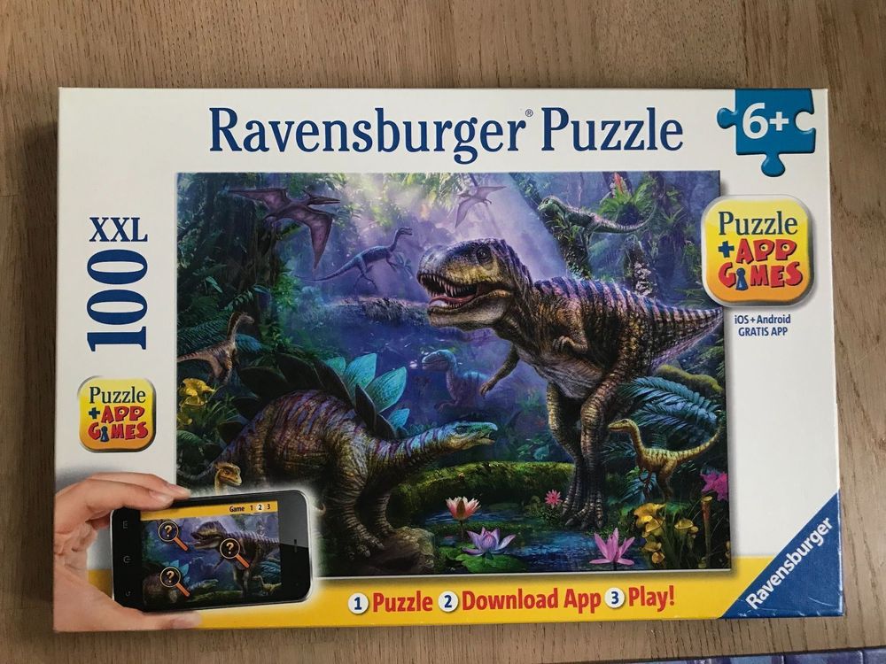 DinoPuzzle 100 XXL mit App Play) Kaufen auf Ricardo