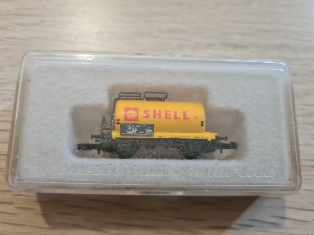 KM1 203012 Échelle 1 Wagon-Citernes Shell Laiton