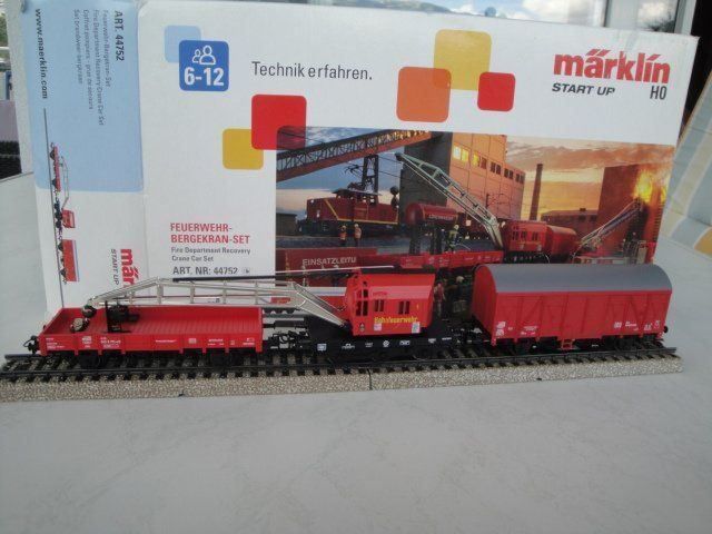 Camion De Pompiers Magirus Deutz Märklin 18039 - Grue Rotative Rouge, Collection Occasion
