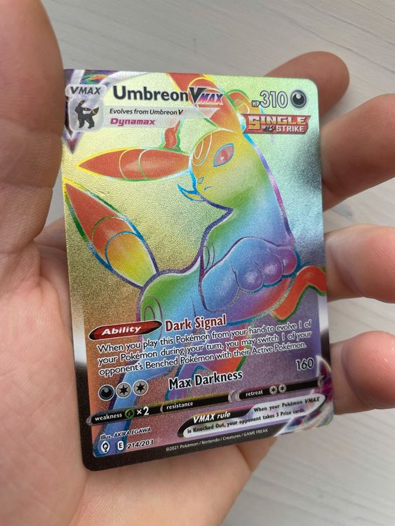 Umbreon Rainbow rare Mint ab 1. Kaufen auf Ricardo