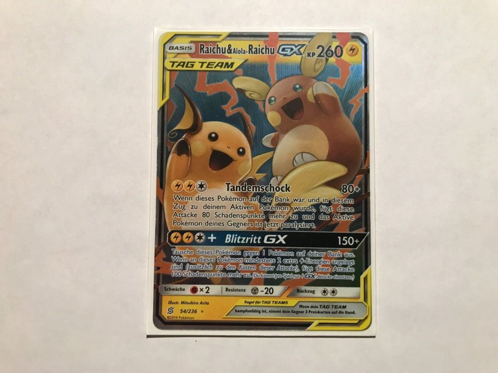 Raichu And Alola Raichu Gx Kaufen Auf Ricardo 