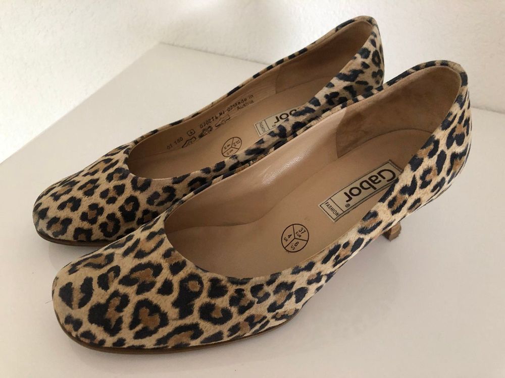 gabor animal print boots