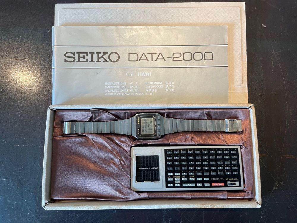 Seltene Vintage Seiko Data 2000 Acheter sur Ricardo