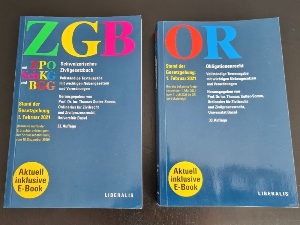 ZGB OR Kombipaket aktuellste Auflage 1