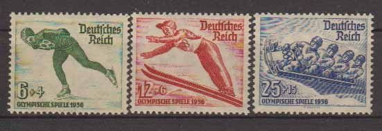 Deutsches Reich 1935: Olymp. Winter ** 1