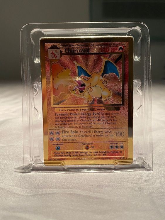 Pokemon Gold Base Set Charizard Card | Kaufen auf Ricardo