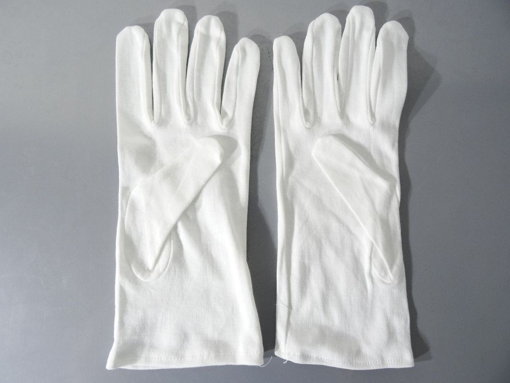Handschuhe Baumwolle, weiss, unisize 1