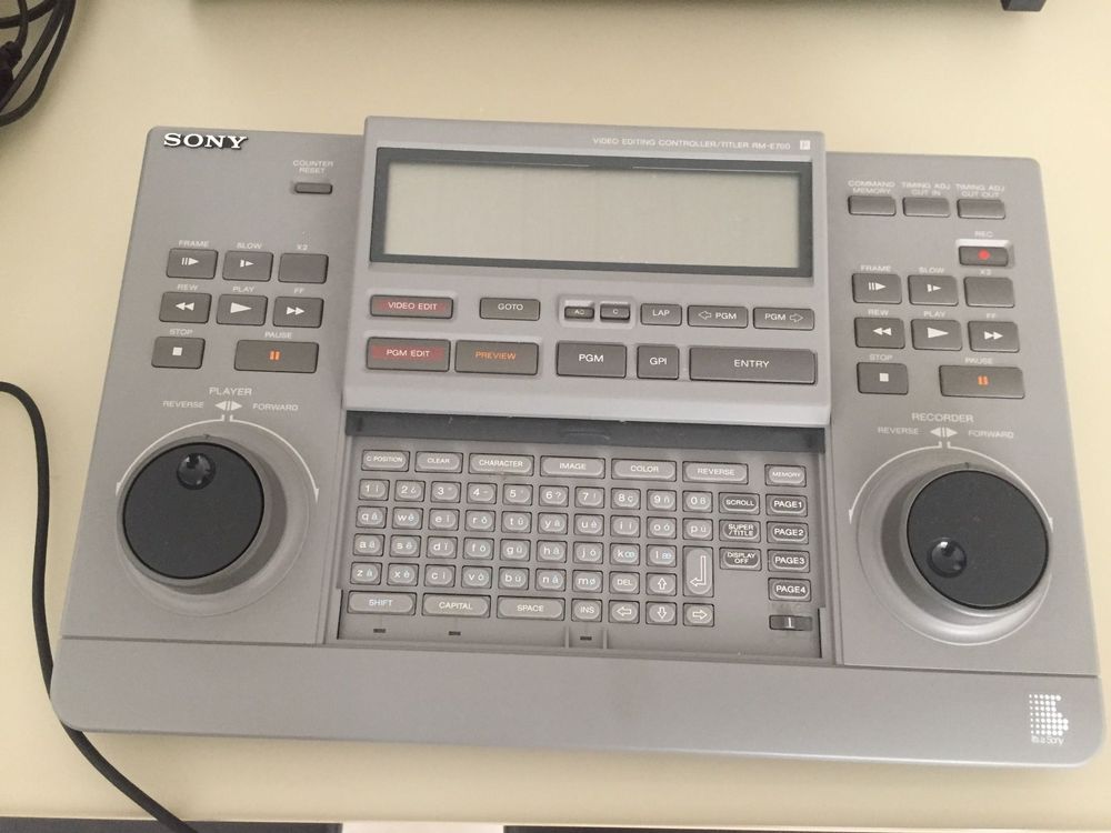 Sony Video Editing Controller/ Titler RM Kaufen auf Ricardo