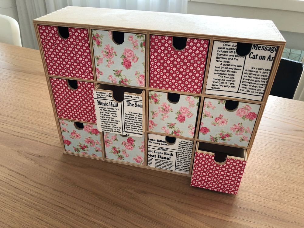 Ikea Moppe Mini Regal bezogen Kaufen auf Ricardo