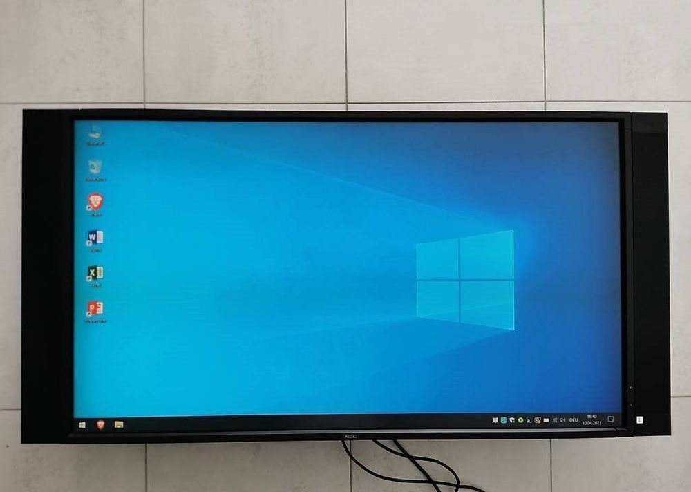 NEC MultiSync P461, Schwarz, 46 