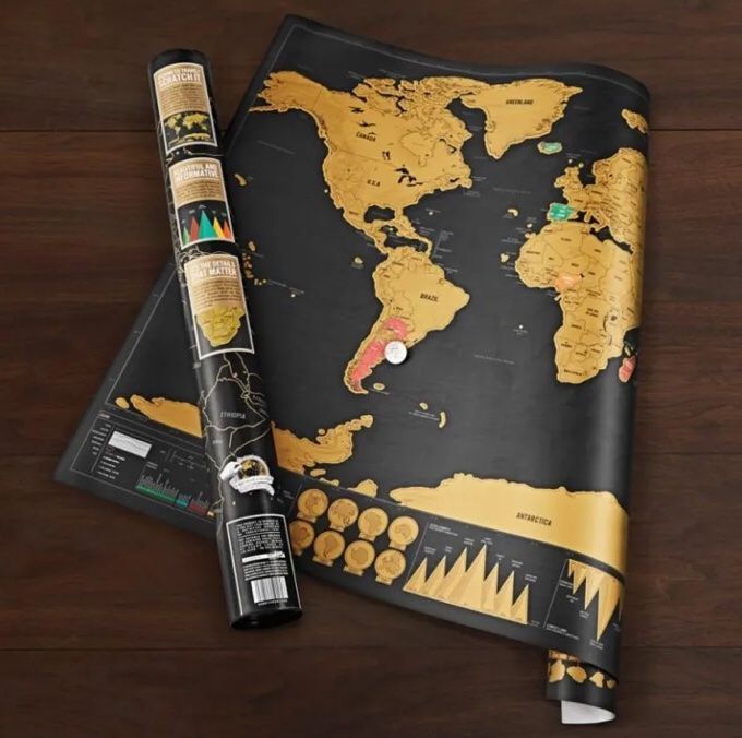 Scratch map Weltkarte zum Rubbeln Kaufen auf Ricardo