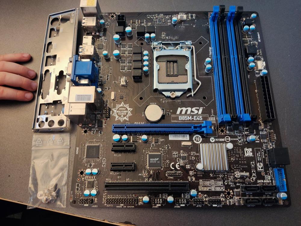 Msi b85m e45 обзор