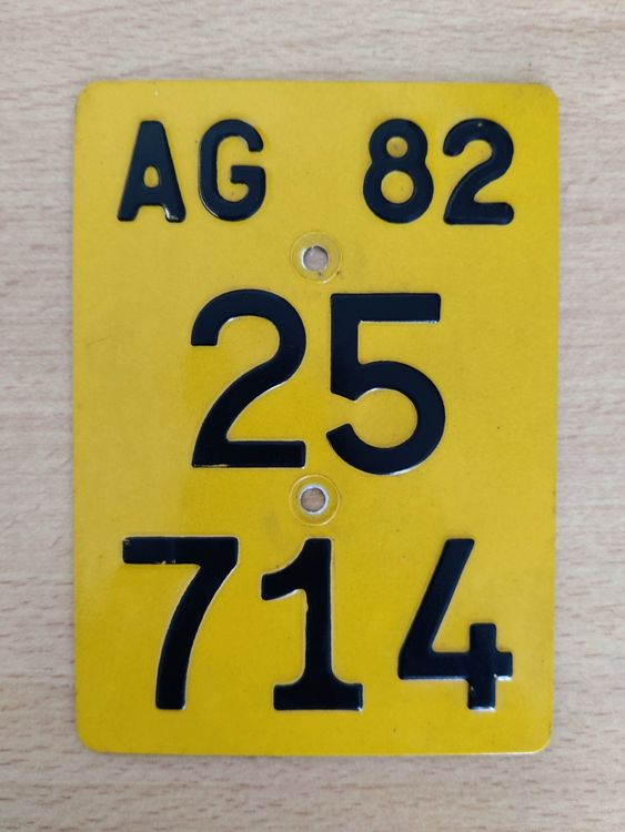 Mofanummer Nummernschild AG 25 714 82 Kaufen Auf Ricardo mofanummer-nummernschild-ag-25-714-82-kaufen-auf-ricardo