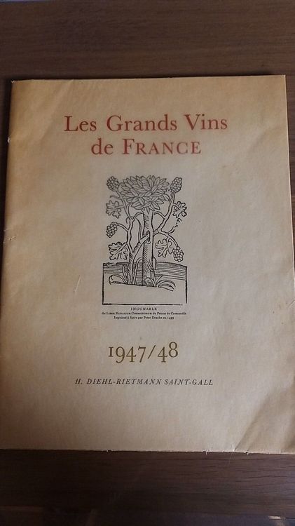 Les Grands Vins de France 1947 / 48 1