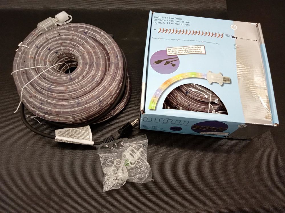 2x 15m LED Weihnachtsbeleuchtung farbig Kaufen auf Ricardo