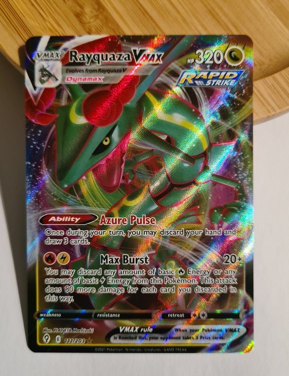 Rayquaza VMAX 111/203 Pokemonkarte | Kaufen auf Ricardo