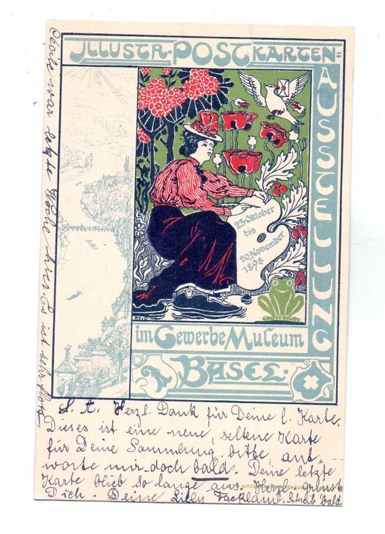 Jugendstil Karte - Basel 1897 | Acheter sur Ricardo