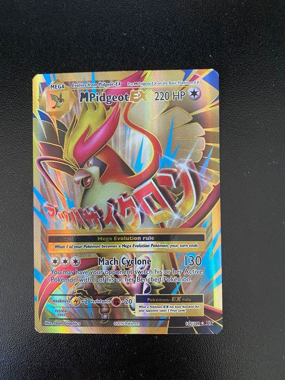 Full Art Mega Pidgeot EX Pokemon Card | Acheter sur Ricardo