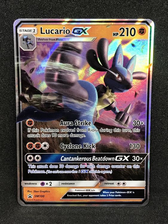 Lucario GX Full Art - Pokemon-Karte | Kaufen auf Ricardo