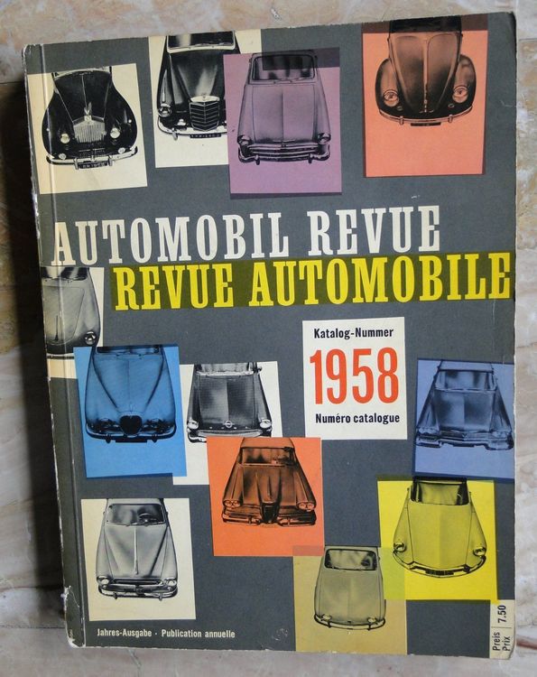 Automobil Revue Katalog 1958 Kaufen auf Ricardo
