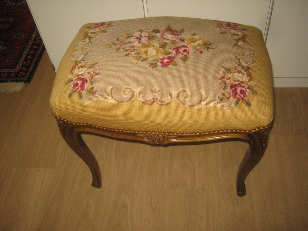 ANTIKER GOBELIN HOCKER Kaufen Auf Ricardo
