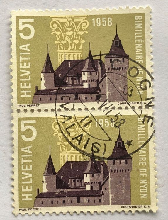 Nr.334 Paar Mit VollStempel | Kaufen Auf Ricardo