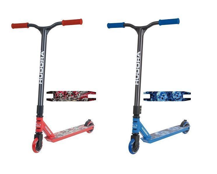 Hudora Stunt Scooter XQ12 blau oder rot Kaufen auf Ricardo