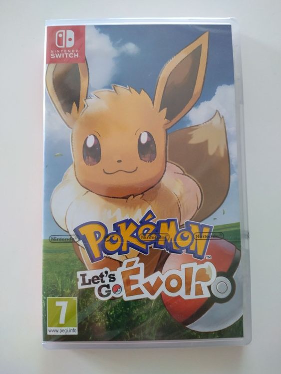 Jeu Pokemon Let’s Go Evoli - Version Nintendo Switch, En Bon état Complet