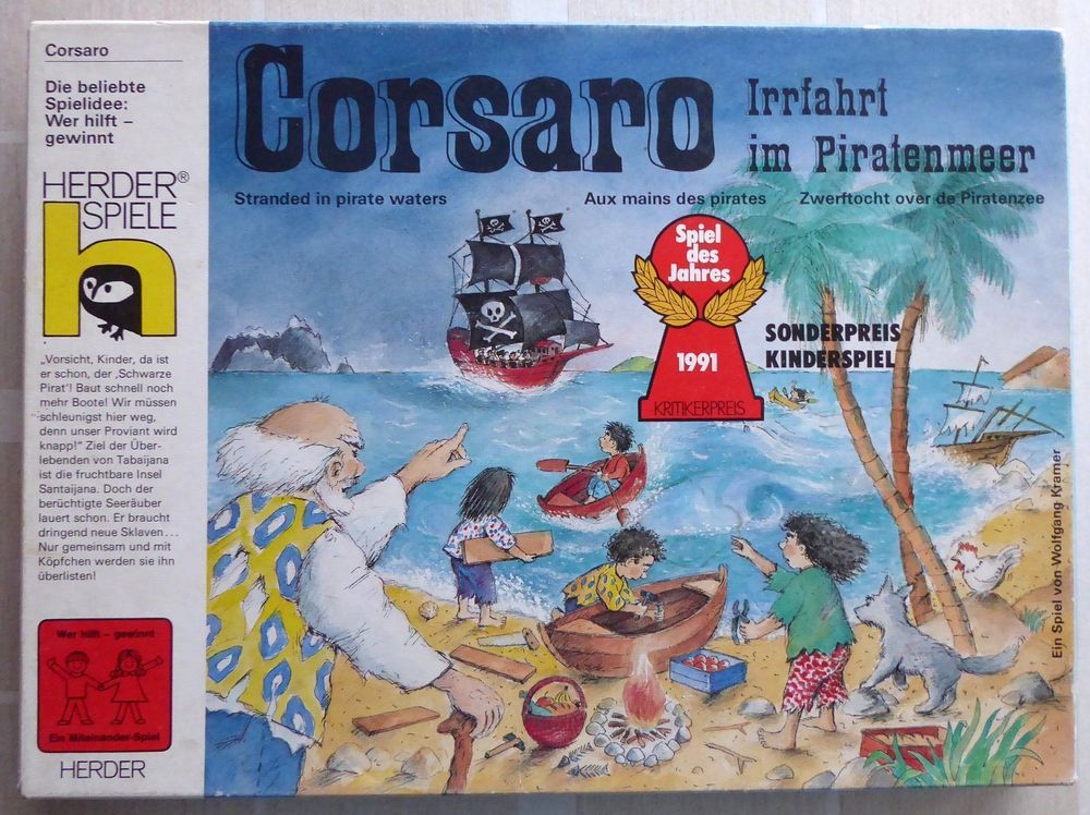 ⭐ CORSARO - Spiel des Jahres 1991 1