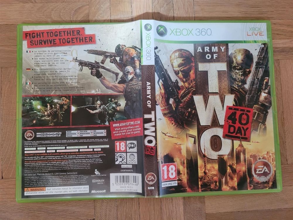 army of two the 40th day xbox 360
