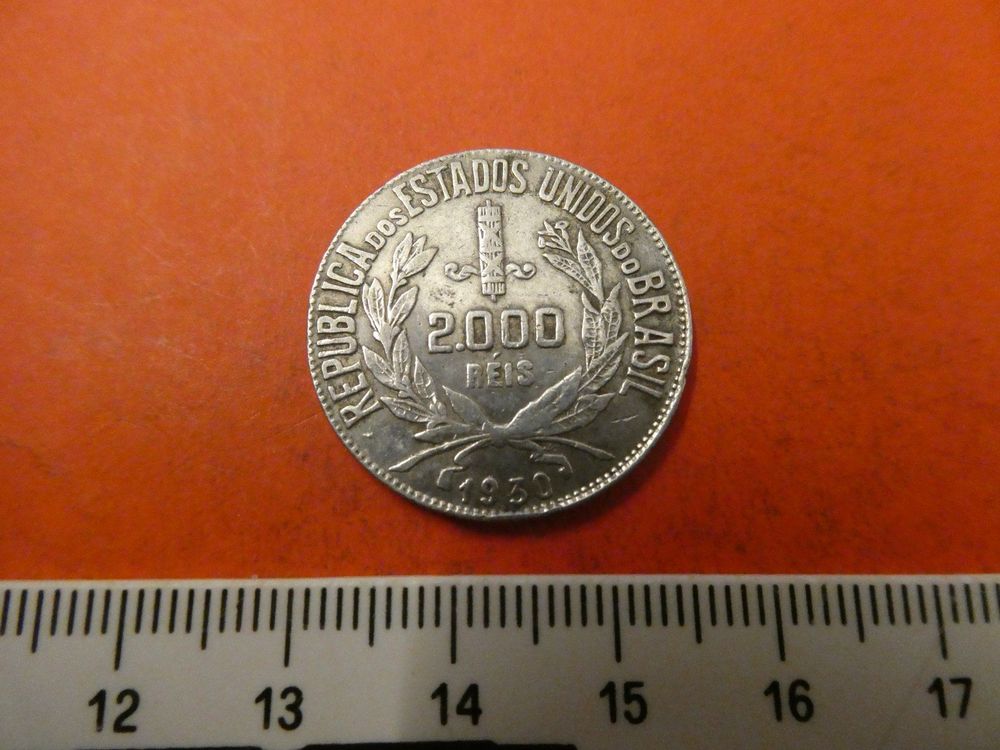 Brasilien 1930, 2000 Reis - Silber 1