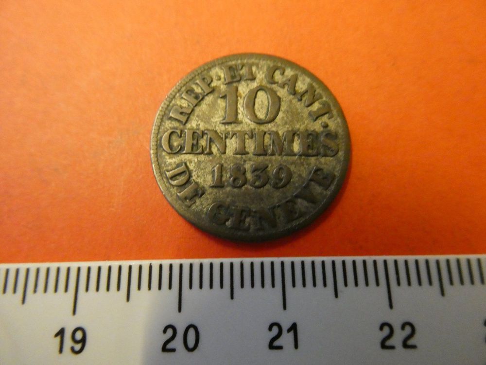Genf 1839, 10 Centimes 1
