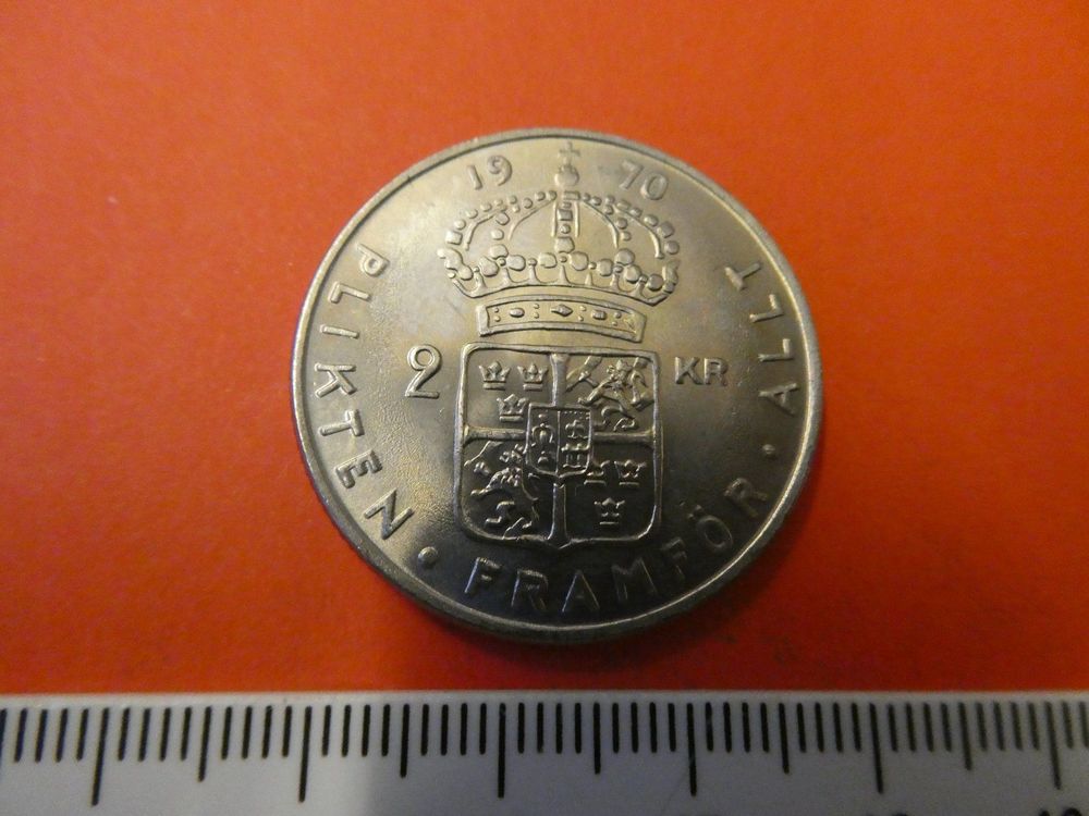 Schweden 1970, 2 Kronen - unzirkuliert 1