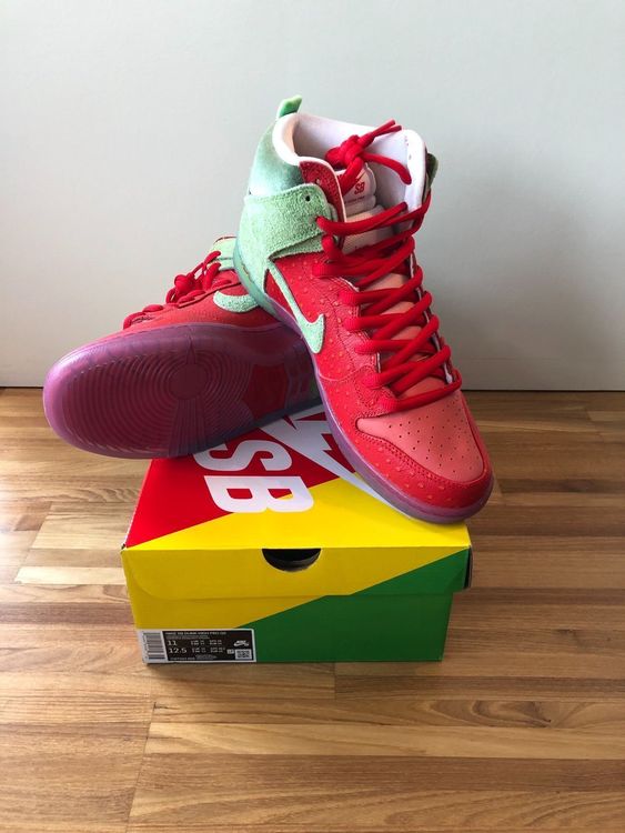 NIKE SB DUNK HIGH - STRAWBERRY COUGH | Kaufen auf Ricardo