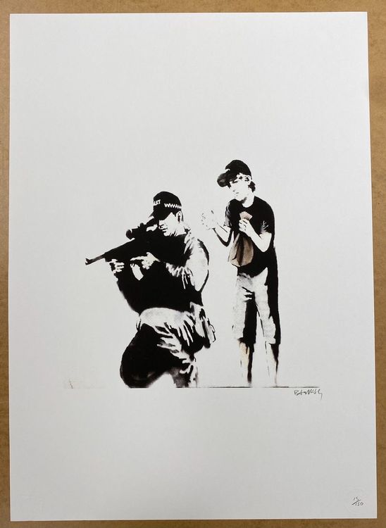 Banksy « Sniper and Child » 1