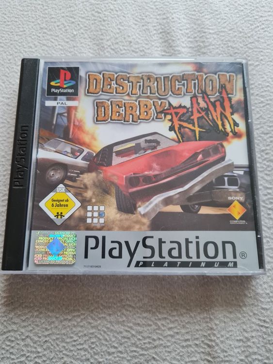 Destruction Derby RAW PS1 PlayStation 1
