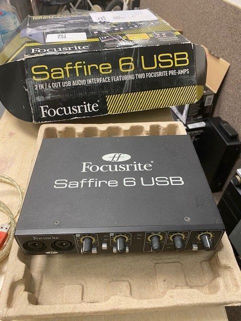 Как подключить saffire 6 usb