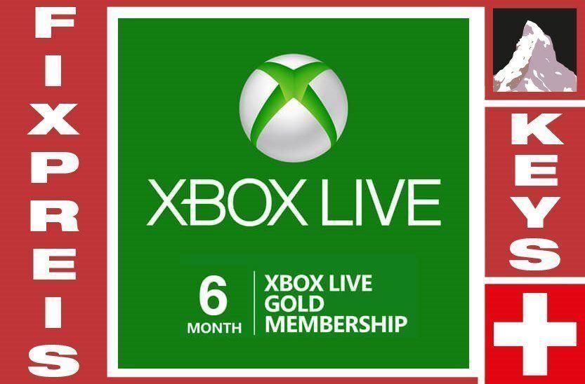Xbox Live Gold Prepaid Abo 6 Monate 1