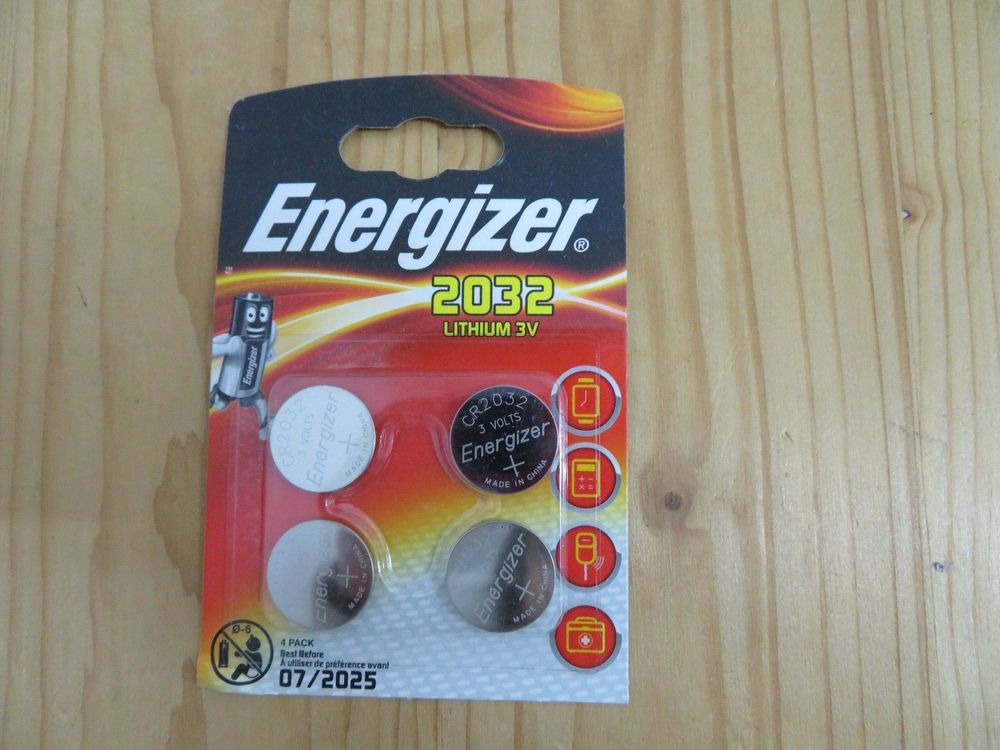 Energizer CR 2032 Lithium 3V, 4er Pack 1