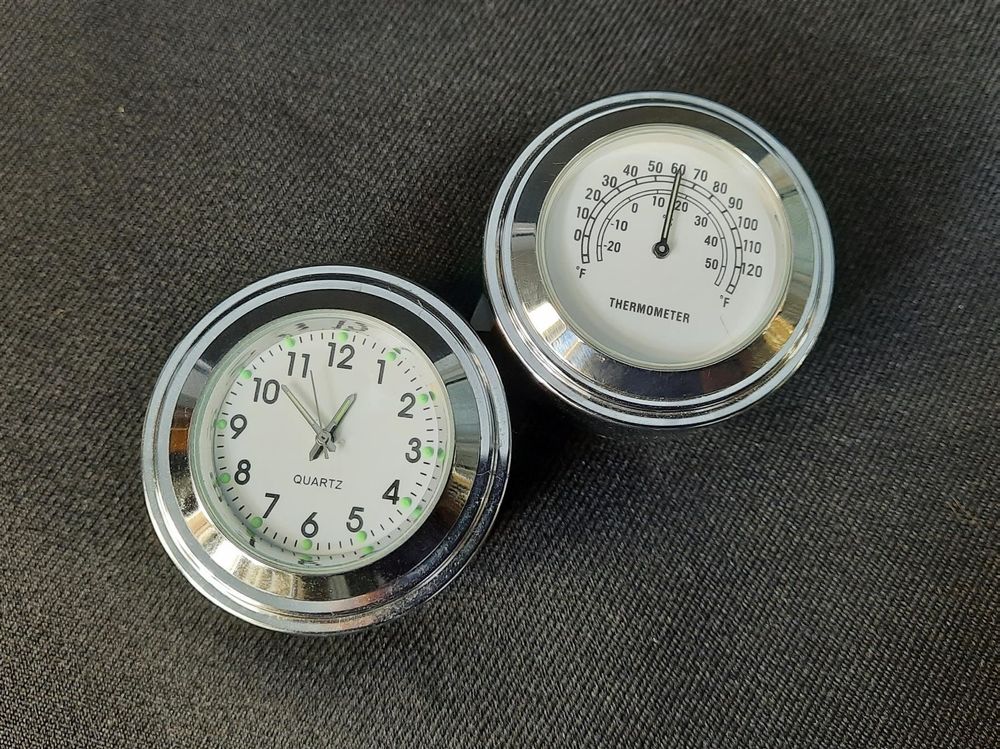 Motorrad QUARTZ Uhr und Thermometer Kaufen auf Ricardo